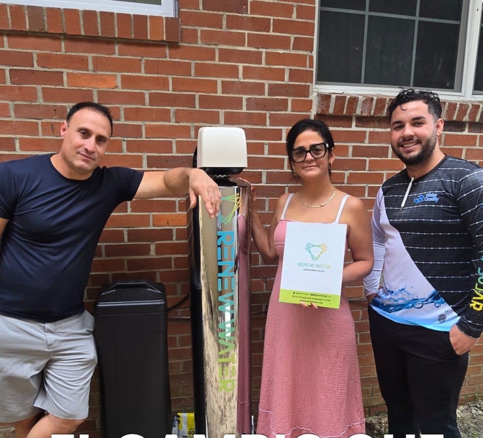 Ramayo Water customer with their freshly installed RENEW WATER system