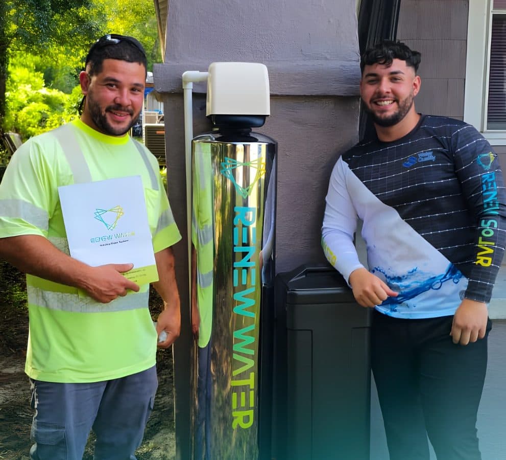 Ramayo Water customer with their freshly installed RENEW WATER system